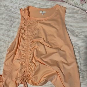 Super cute cream orange workout or casual tank